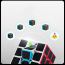 Fashion Five Rubik's Cube Carbon Fiber Plastic Geometric Children's Rubik's Cube