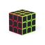 Fashion Third-order Rubik's Cube Carbon Fiber Plastic Geometric Children's Rubik's Cube