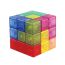 Fashion Magnetic Building Block Card Version [arc Shape] Plastic Geometry Children's Puzzle Rubik's Cube