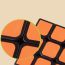Fashion Nova Level 3 Rubik's Cube [black Base] Plastic Geometry Children's Puzzle Rubik's Cube