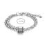 Fashion Bracelet Length 17cm+3cm Extension Chain Titanium Steel Geometric Chain Men's Bracelet