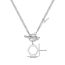 Fashion Necklace Length 50cm Titanium Steel Geometric Hexagon Necklace For Men