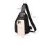 Fashion Black Pu Multi-layer Zipper Large Capacity Crossbody Bag
