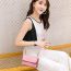 Fashion Deep Pink Pu Pebbled Crossbody Bag