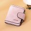 Fashion Pink Pu Frosted Coin Purse