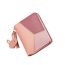 Fashion Pink Pu Flip Cover Multi-card Slot Coin Purse