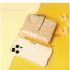 Fashion Yellow Pu Head Pattern Multi-card Slot Wallet