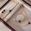 Fashion Black Titanium Steel Inlaid With Zirconium Love Pendant Thick Chain Necklace Earrings Ring Bracelet 5-piece Set