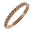 Fashion Silver Titanium Steel Chain Love Ring Pendant Necklace Earrings Ring Bracelet 5-piece Set