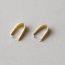 Fashion 10 Gold Titanium Steel Gold-plated Melon Seed Buckle