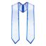 Fashion Blue Background And Gold Edge [170cm] Satin Ribbon Ceremonial Shoulder Strap