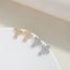 Fashion Water Drop Zircon (gold) Copper Diamond Geometric Earrings