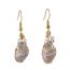 Fashion Gold Geometric Conch Earrings