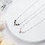 Fashion White Stainless Steel Chain Necklace