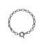 Fashion White King Copper Chain Spring Clasp Bracelet