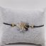 Fashion Black Rice Beads Woven Snowflake Bracelet