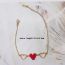 Fashion 7# Rice Beads Woven Love Bracelet
