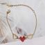 Fashion 4# Rice Beads Woven Love Bracelet