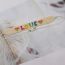 Fashion White 2 Rice Beads Woven Letter Bracelet
