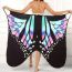 Fashion Dark Violet Polyester Butterfly Print Overskirt