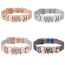 Fashion Two Colors Stainless Steel Geometric Strap Bracelet