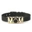 Fashion Golden Mom Stainless Steel Geometric Strap Bracelet