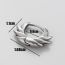 Fashion 2# Titanium Steel Geometric Men's Earrings (single)