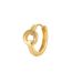 Fashion Gold Copper Inlaid Zirconium Love Cross Earring Set (single)