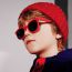 Fashion Flame Red [tac Polarizer] Tac Large Frame Children's Sunglasses