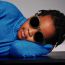 Fashion Matte Black Children's Foldable Round Frame Sunglasses
