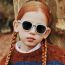 Fashion Shark White【pc Movie】 Tac Round Children's Sunglasses