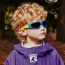 Fashion Bright Black Frame-c11 Children's Small Frame Sunglasses