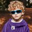 Fashion Blue Frame Lake Blue Legs-c28 Children's Small Frame Sunglasses