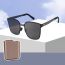 Fashion Tortoiseshell Framed Purple Piece (free Storage Box) Large Square Frame Folding Sunglasses