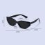 Fashion Dark Brown Coffee C6 (free Small Round Box) Folding Cat Eye Sunglasses