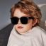 Fashion Black Frame Black Legs-c1 Large Square Frame Children's Sunglasses