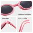 Fashion Matte White C57 Children's Round Folding Sunglasses