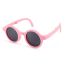 Fashion Matte Brown C51 Children's Round Folding Sunglasses
