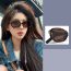 Fashion Cang Xue Gray [pc Polarized + Small Round Box] Small Frame Folding Sunglasses