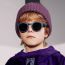 Fashion Grape Purple [tac Polarizer] Tac Round Small Frame Sunglasses