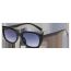 Fashion Black Frame Fade To Gray Film Pc Small Frame Sunglasses