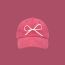 Fashion Macaron Empty Hat Pink Polyester Strapless Hat