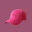 Fashion Tulip Cotton And Linen Bucket Rose Red Cotton Tulip-embroidered Bucket Hat
