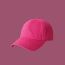 Fashion Tulip Cotton And Linen Bucket Rose Red Cotton Tulip-embroidered Bucket Hat