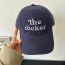 Fashion Navy Blue To Purple Cotton Embroidered Baseball Cap