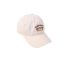 Fashion Off White Cotton Embroidered Baseball Cap