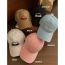 Fashion Milk Pink Cotton Letter-embroidered Baseball Cap
