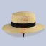 Fashion Beige Straw Flat Sun Hat