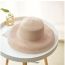 Fashion Lotus Color Flat Top Large Brim Sun Hat