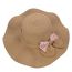 Fashion Pink Wave Large Brim Dome Sun Hat